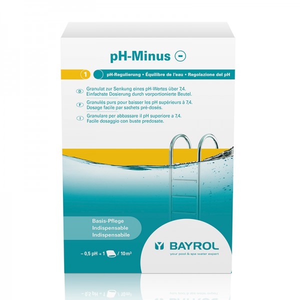 Bayrol pH-Minus mit 4 Dosierbeutel je 500g