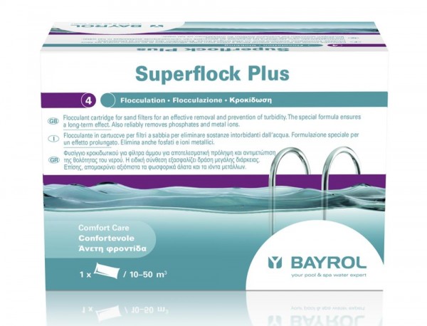 Bayrol Superflock PLUS 1kg = 8 Kartuschen